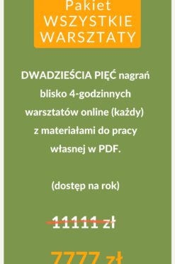 Pakiet WSZYSTKIE WARSZTATY
